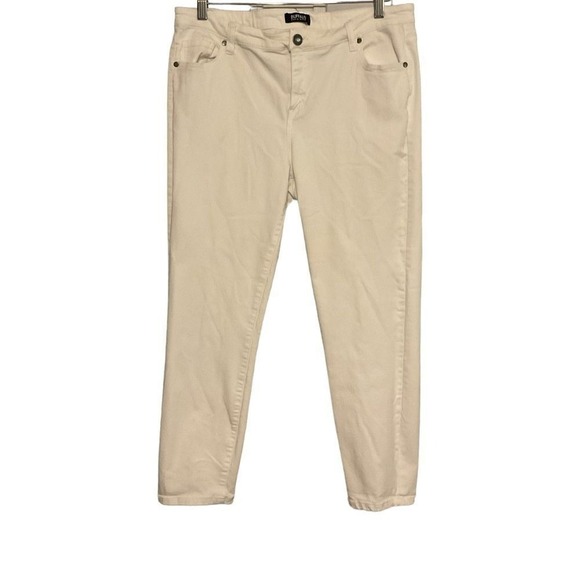Buffalo White Jeans‎ Mid-Rise Stretch Ankle capris size - Picture 1 of 5